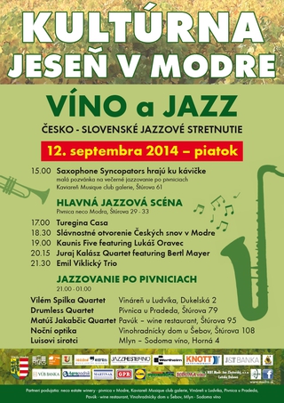 Wine and jazz  / Czech-Slovak jazz meeting